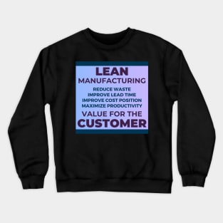 Lean Manufacturing Crewneck Sweatshirt